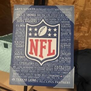 NFL Canvas Wall Hanging 10”x13”